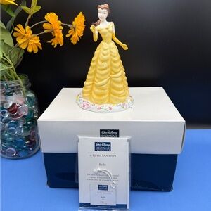 Royal Doulton “Belle” Walt Disney Showcase Collection w/Box and Certificate